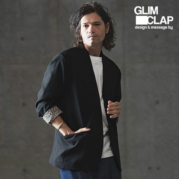 2024 秋冬 1st 先行予約 8月中旬〜下旬入荷予定 GLIMCLAP グリムクラップ Minimal detail jacket メンズ ジャケット atfjktの通販は