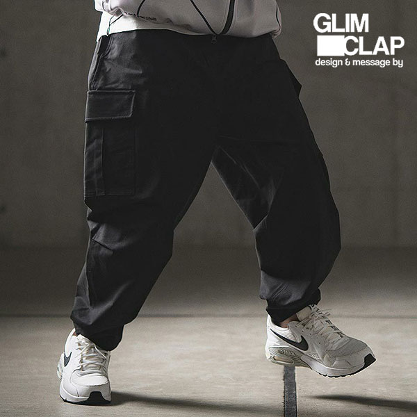 2024 秋冬 1st 先行予約 8月中旬〜下旬入荷予定 GLIMCLAP グリムクラップ Balloon silhouette cargo pants メンズ パンツ atfpts