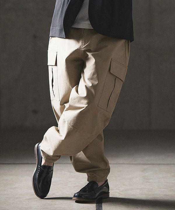 2024 秋冬 1st 先行予約 8月中旬〜下旬入荷予定 GLIMCLAP グリムクラップ Balloon silhouette cargo pants メンズ パンツ atfpts 2024 秋冬 1st 先行予約 8月中旬〜下旬入荷予定 GLIMCLAP グリム