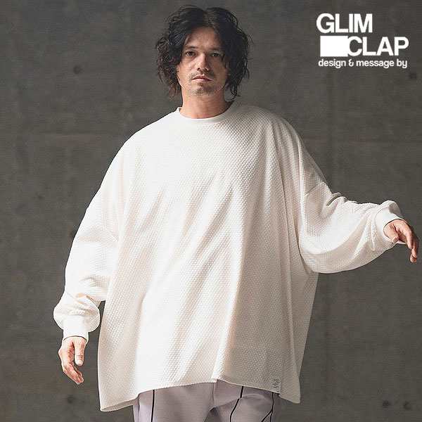 2024 秋冬 1st 先行予約 9月上旬〜中旬入荷予定 GLIMCLAP グリムクラップ Honeycomb pile oversized pullover メンズ atftpsの通販は