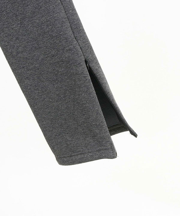 GLIMCLAP Back shaggy double knit color scheme design tight fit pants_15
