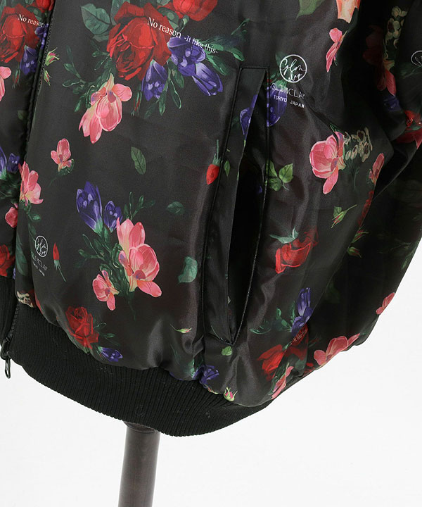 2024 秋冬 2nd 先行予約 10月中旬〜下旬入荷予定 GLIMCLAP Reversible flight jacket -original patterned lining-