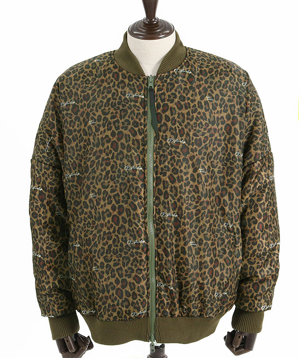 2024 秋冬 2nd 先行予約 10月中旬〜下旬入荷予定 GLIMCLAP Reversible flight jacket -original patterned lining-