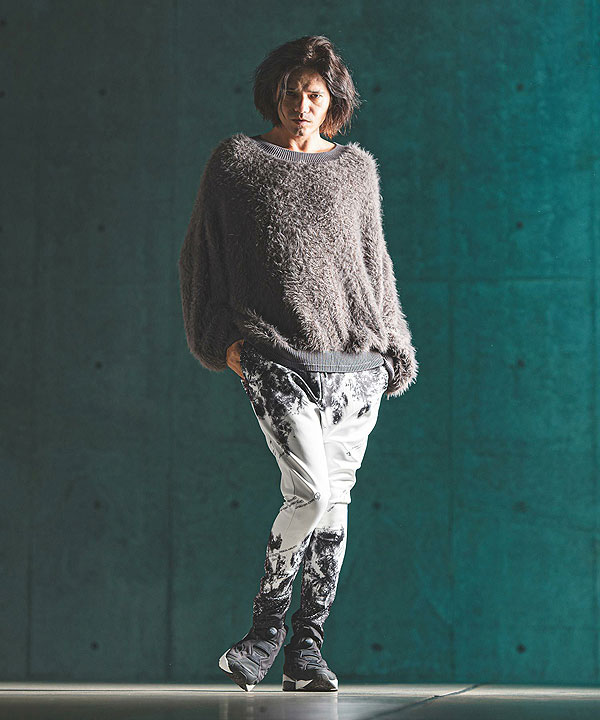 2024 秋冬 3rd 先行予約 12月上旬〜中旬入荷予定 GLIMCLAP グリムクラップ Tight fit track pants -graphic original pattern- atfpts