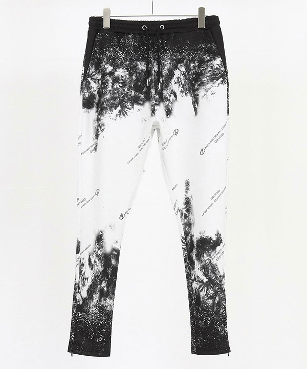 2024 秋冬 3rd 先行予約 12月上旬〜中旬入荷予定 GLIMCLAP グリムクラップ Tight fit track pants -graphic original pattern- atfpts