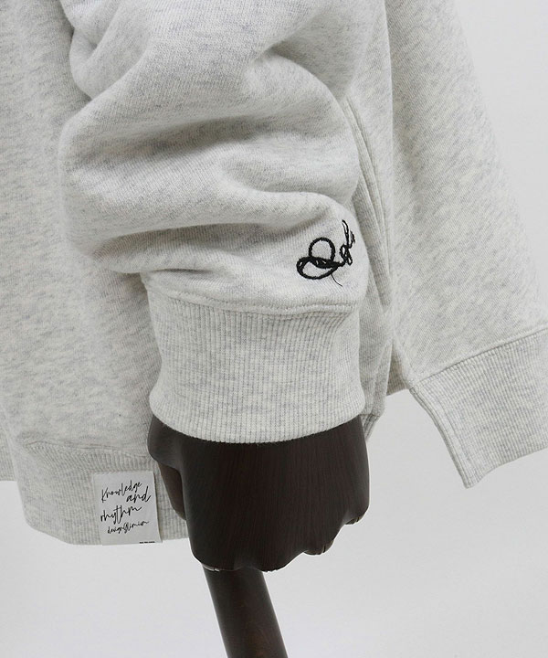 2024 秋冬 3rd 先行予約 11月上旬〜中旬入荷予定 GLIMCLAP グリムクラップ Printed oversized sweathoodie -NEED IN ME logo-