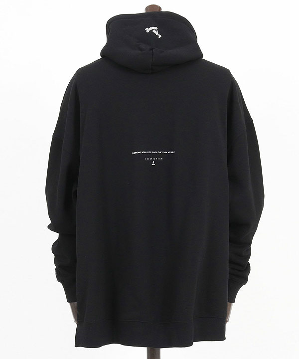 2024 秋冬 3rd 先行予約 11月上旬〜中旬入荷予定 GLIMCLAP グリムクラップ Printed oversized sweathoodie -NEED IN ME logo-
