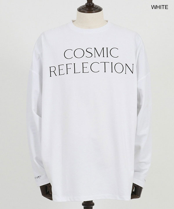 2024 秋冬 3rd 先行予約 11月上旬〜中旬入荷予定 GLIMCLAP グリムクラップ Printed oversized cut sew -Mini-pile fabric lining- atftps