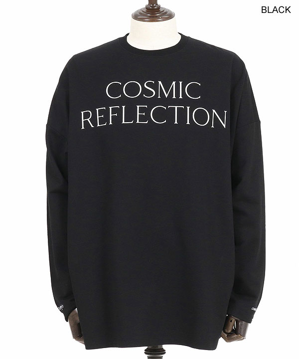 2024 秋冬 3rd 先行予約 11月上旬〜中旬入荷予定 GLIMCLAP グリムクラップ Printed oversized cut sew -Mini-pile fabric lining- atftps