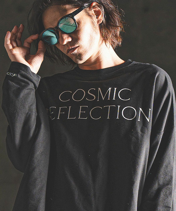 2024 秋冬 3rd 先行予約 11月上旬〜中旬入荷予定 GLIMCLAP グリムクラップ Printed oversized cut sew -Mini-pile fabric lining- atftps