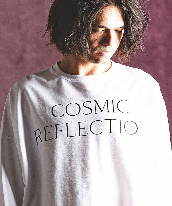 2024 秋冬 3rd 先行予約 11月上旬〜中旬入荷予定 GLIMCLAP グリムクラップ Printed oversized cut sew -Mini-pile fabric lining- atftps