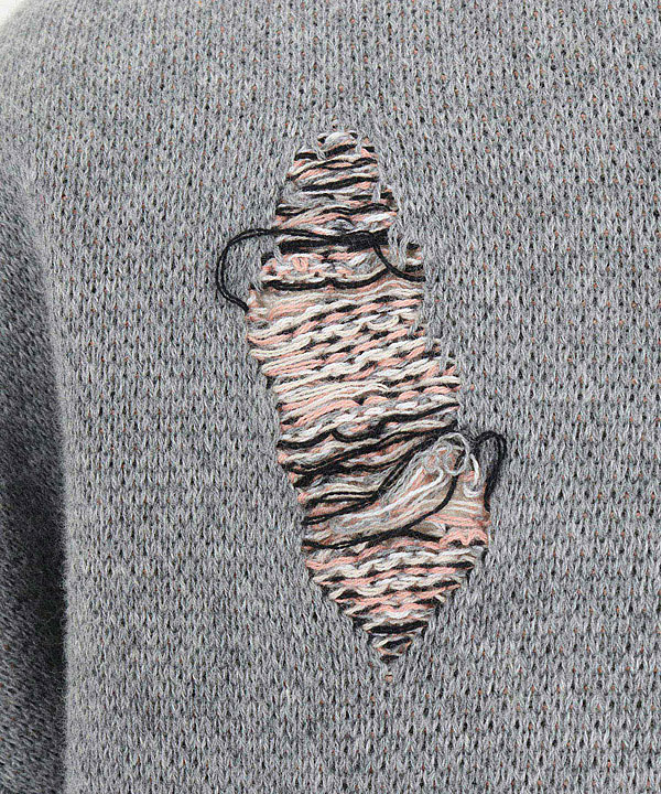 【お取り寄せ 50%OFF SALE セール】 GLIMCLAP グリムクラップ Jacquard cotton fabric sweater -Mickey Mouse-