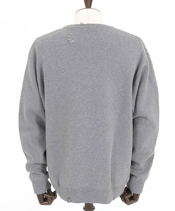 【お取り寄せ 50%OFF SALE セール】 GLIMCLAP グリムクラップ Jacquard cotton fabric sweater -Mickey Mouse-