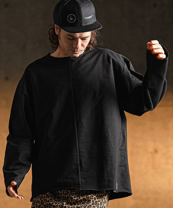 GLIMCLAP グリムクラップ Boxy silhouette long sleeve T-shirt T