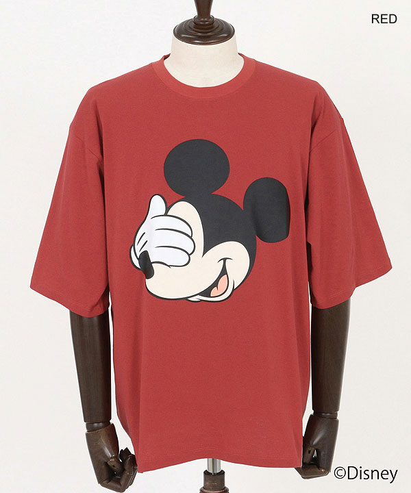 2025 春夏 2nd 先行予約 6月上旬〜中旬入荷予定 GLIMCLAP グリムクラップ Printed T-shirtr -Mickey Mouse- キャンセル不可 atftps