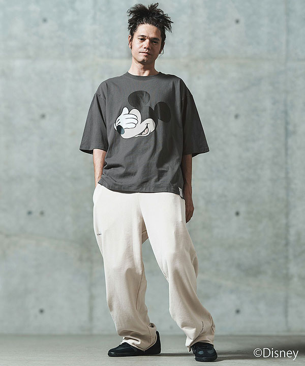 2025 春夏 2nd 先行予約 6月上旬〜中旬入荷予定 GLIMCLAP グリムクラップ Printed T-shirtr -Mickey Mouse- キャンセル不可 atftps