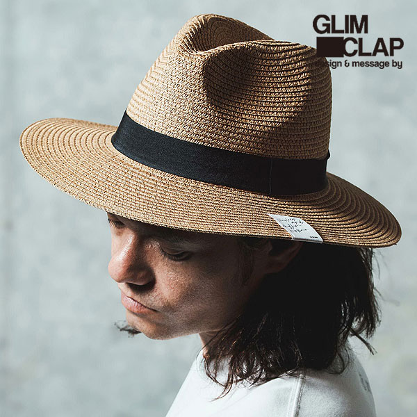 GLIMCLAP グリムクラップ Wide brim straw hat メンズ ハット atfcap