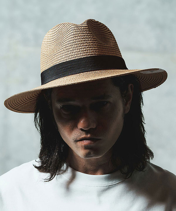 GLIMCLAP グリムクラップ Wide brim straw hat メンズ ハット atfcap GLIMCLAP グリムクラップ Wide brim straw hat メンズ ハット atfcap