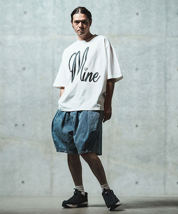 2025 春夏 2nd 先行予約 5月上旬〜中旬入荷予定 GLIMCLAP グリムクラップ Printed T-shirtr -Mine logo design- Tシャツ atftps