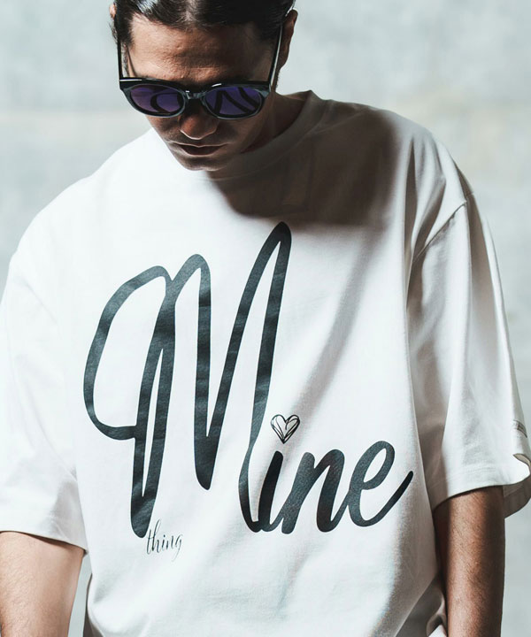 2025 春夏 2nd 先行予約 5月上旬〜中旬入荷予定 GLIMCLAP グリムクラップ Printed T-shirtr -Mine logo design- Tシャツ atftps