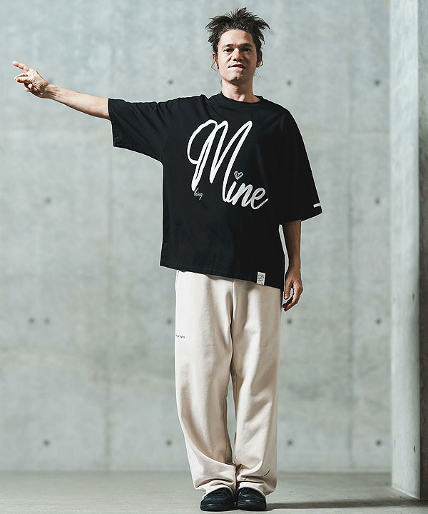 2025 春夏 2nd 先行予約 5月上旬〜中旬入荷予定 GLIMCLAP グリムクラップ Printed T-shirtr -Mine logo design- Tシャツ atftps