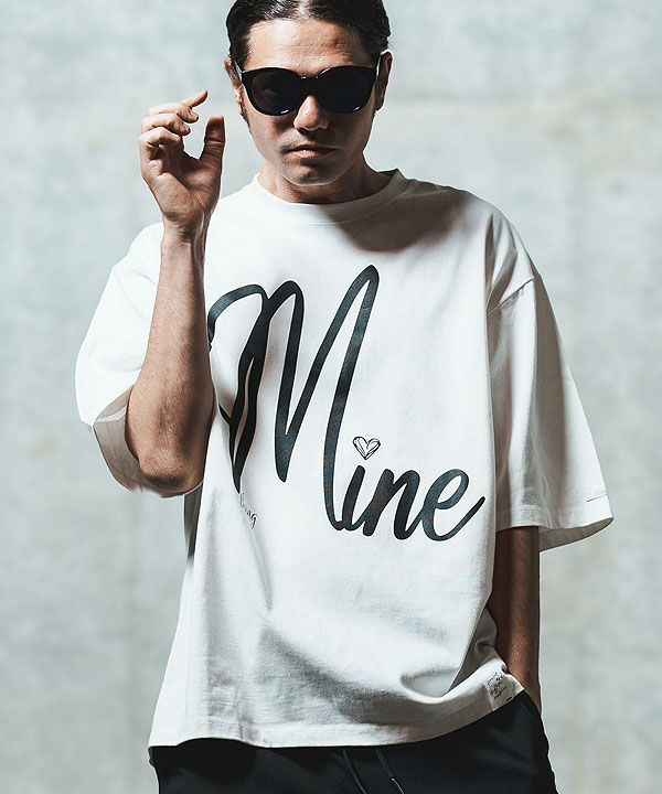 2025 春夏 2nd 先行予約 5月上旬〜中旬入荷予定 GLIMCLAP グリムクラップ Printed T-shirtr -Mine logo design- Tシャツ atftps