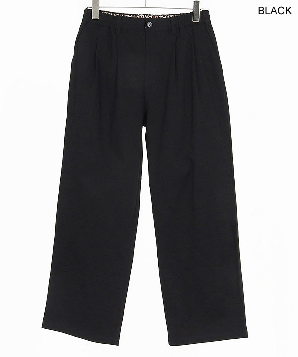 2025 秋冬 1st 先行予約 8月中旬〜下旬入荷予定 GLIMCLAP グリムクラップ Wide-leg trousers -stretch chino cloth- メンズ atfpts