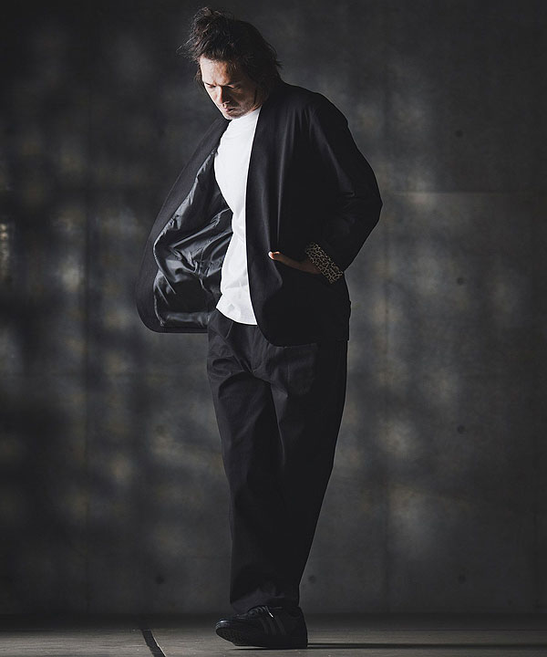 2025 秋冬 1st 先行予約 8月中旬〜下旬入荷予定 GLIMCLAP グリムクラップ Wide-leg trousers -stretch chino cloth- メンズ atfpts