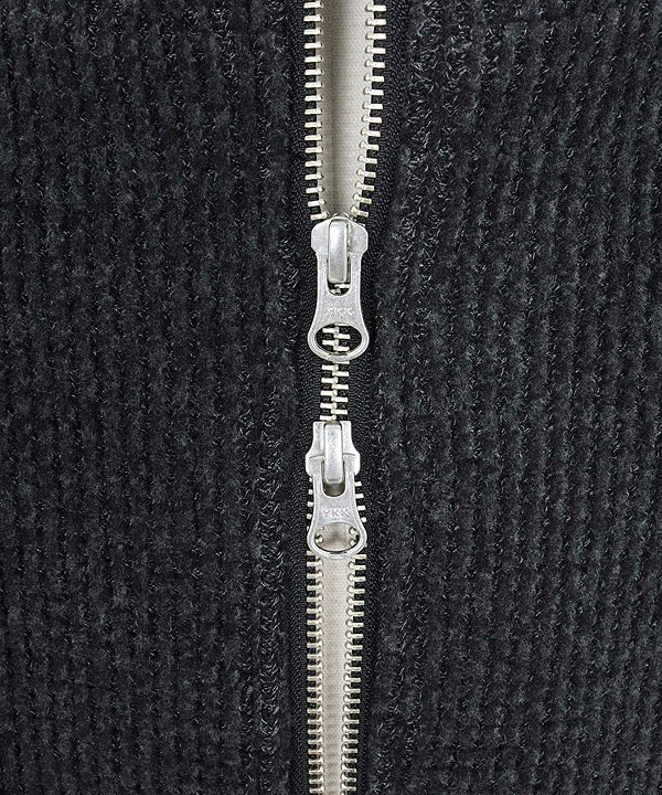 2025 秋冬 1st 先行予約 8月下旬〜9月上旬入荷予定 GLIMCLAP グリムクラップ Zip-up hoodie -Soft brushed waffle fabric- atftps