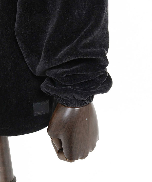 2025 秋冬 1st 先行予約 8月下旬〜9月上旬入荷予定 GLIMCLAP グリムクラップ Velour fabric pullover -Adjustable hem design- atftps