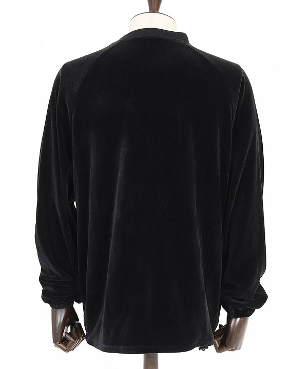 2025 秋冬 1st 先行予約 8月下旬〜9月上旬入荷予定 GLIMCLAP グリムクラップ Velour fabric pullover -Adjustable hem design- atftps