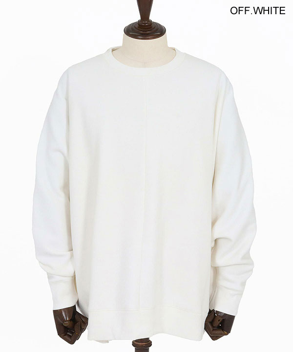 2025 秋冬 1st 先行予約 8月中旬〜下旬入荷予定 GLIMCLAP Dolman sleeve detail pullover -Bonded fleece-lined double-knit fabric-