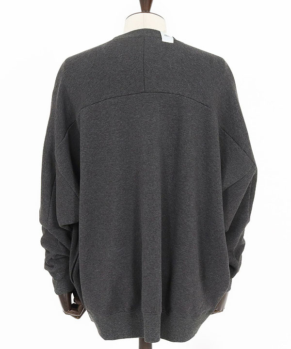 2025 秋冬 1st 先行予約 8月中旬〜下旬入荷予定 GLIMCLAP Dolman sleeve detail pullover -Bonded fleece-lined double-knit fabric-