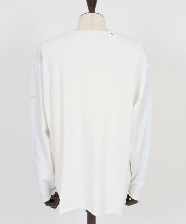 2025 秋冬 1st 先行予約 8月中旬〜下旬入荷予定 GLIMCLAP グリムクラップ Boxy silhouette long sleeve T-shirt -Mini pile sweat fabric-