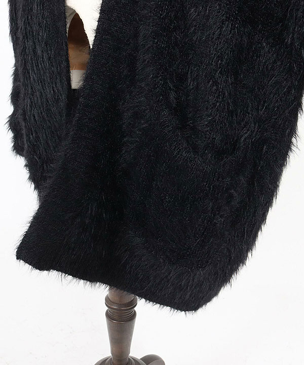 2025 秋冬 1st 先行予約 9月上旬〜中旬入荷予定 GLIMCLAP グリムクラップ Minimai detail cardigan -Feather yarn sweater- atftps