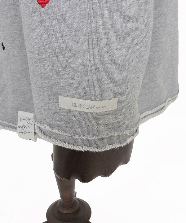 2025 秋冬 2nd 先行予約 10月中旬〜下旬入荷予定 GLIMCLAP グリムクラップ Card Stitch Emblem Sweatshirt キャンセル不可 atftps_13