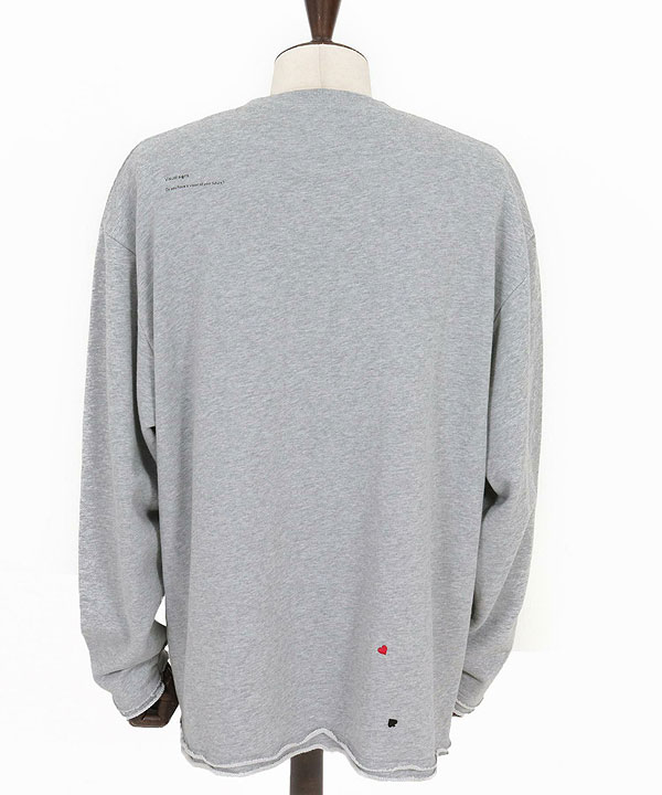 2025 秋冬 2nd 先行予約 10月中旬〜下旬入荷予定 GLIMCLAP グリムクラップ Card Stitch Emblem Sweatshirt キャンセル不可 atftps_19