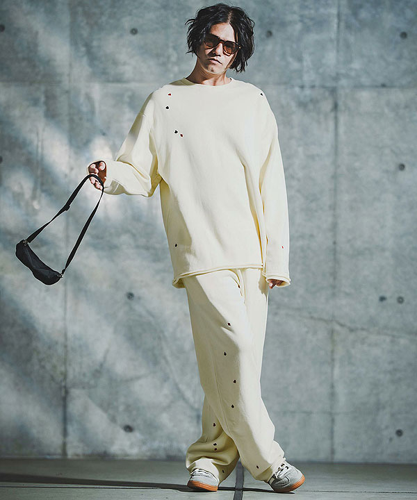 2025 秋冬 2nd 先行予約 10月中旬〜下旬入荷予定 GLIMCLAP グリムクラップ Card Stitch Emblem Sweatshirt キャンセル不可 atftps_8