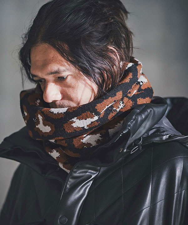 2025 秋冬 2nd 先行予約 11月上旬〜中旬入荷予定 GLIMCLAP グリムクラップ Illusionism Leopard Pattern Knitsnood キャンセル不可_9