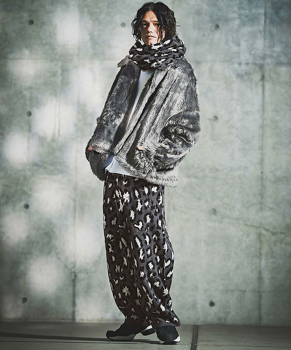2025 秋冬 2nd 先行予約 11月上旬〜中旬入荷予定 GLIMCLAP グリムクラップ Illusionism Leopard Pattern Knitsnood キャンセル不可_12