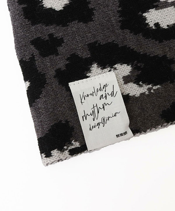 2025 秋冬 2nd 先行予約 11月上旬〜中旬入荷予定 GLIMCLAP グリムクラップ Illusionism Leopard Pattern Knitsnood キャンセル不可_13