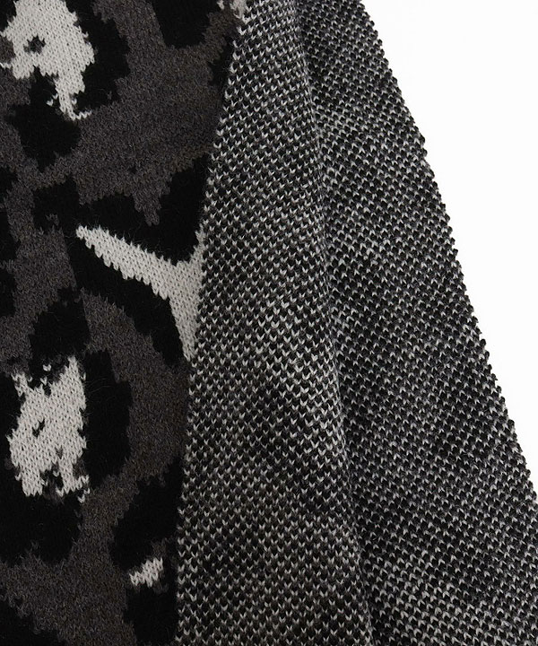 2025 秋冬 2nd 先行予約 11月上旬〜中旬入荷予定 GLIMCLAP グリムクラップ Illusionism Leopard Pattern Knitsnood キャンセル不可_14