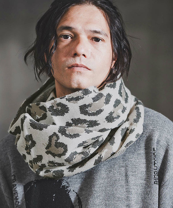 2025 秋冬 2nd 先行予約 11月上旬〜中旬入荷予定 GLIMCLAP グリムクラップ Illusionism Leopard Pattern Knitsnood キャンセル不可_1