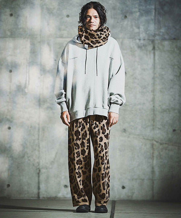 2025 秋冬 2nd 先行予約 11月上旬〜中旬入荷予定 GLIMCLAP グリムクラップ Illusionism Leopard Pattern Knitsnood キャンセル不可_6