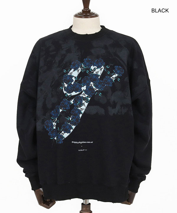 2025 秋冬 2nd 先行予約 10月中旬〜下旬入荷予定 GLIMCLAP グリムクラップ Relic Oversized Sweatshirt キャンセル不可 atftps_18