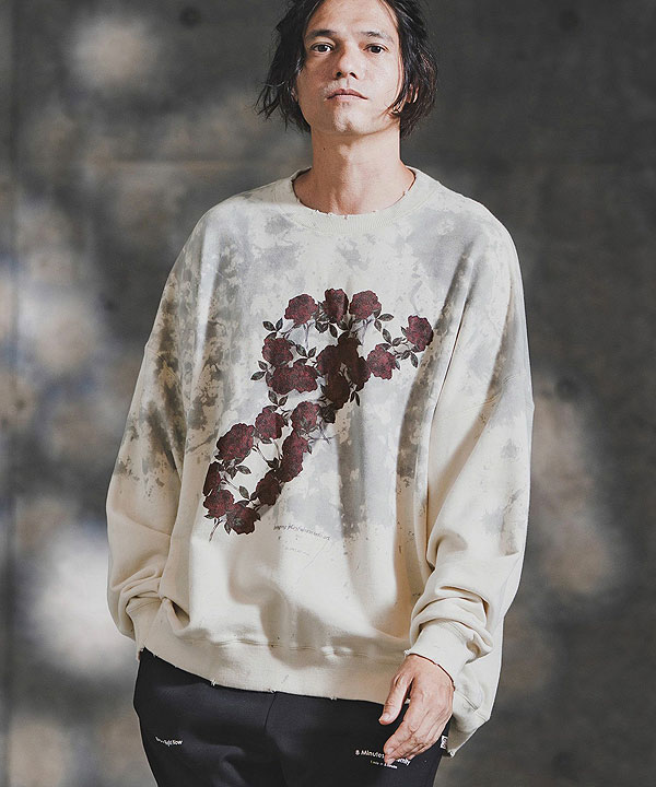 2025 秋冬 2nd 先行予約 10月中旬〜下旬入荷予定 GLIMCLAP グリムクラップ Relic Oversized Sweatshirt キャンセル不可 atftps_1