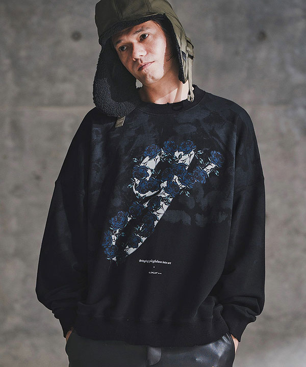 2025 秋冬 2nd 先行予約 10月中旬〜下旬入荷予定 GLIMCLAP グリムクラップ Relic Oversized Sweatshirt キャンセル不可 atftps_3
