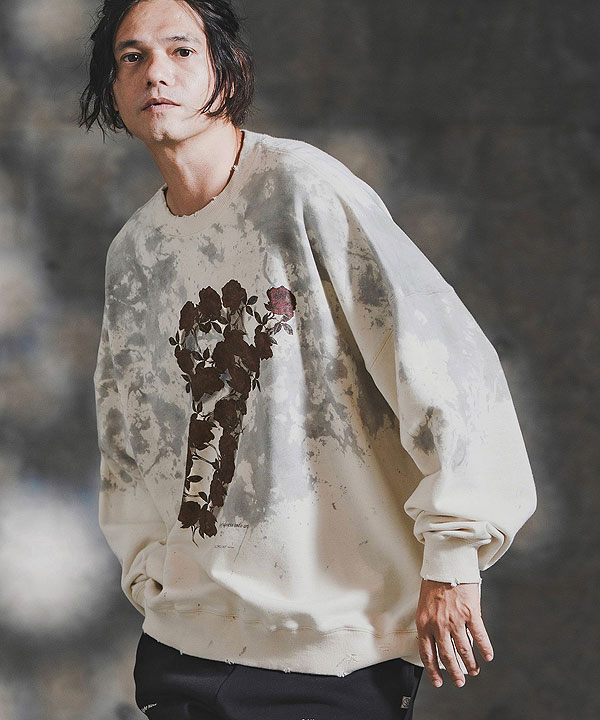 2025 秋冬 2nd 先行予約 10月中旬〜下旬入荷予定 GLIMCLAP グリムクラップ Relic Oversized Sweatshirt キャンセル不可 atftps_5