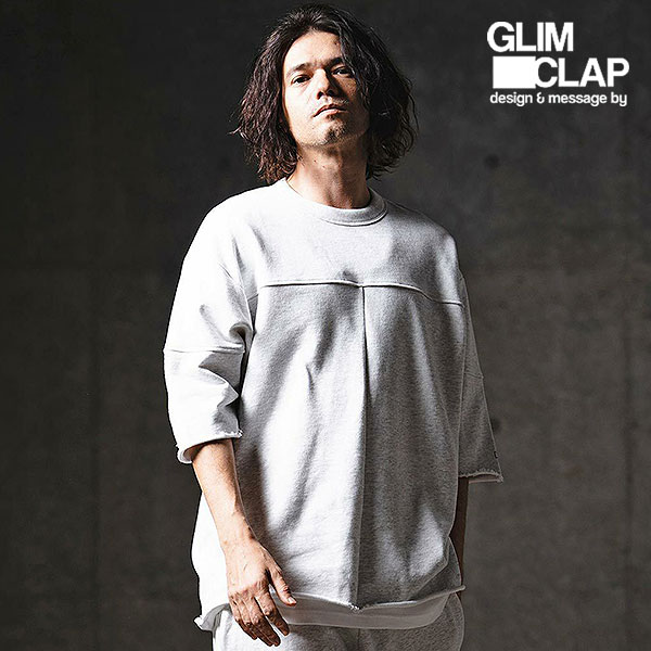 2026 春夏 1st 先行予約 2月中旬〜下旬入荷予定 GLIMCLAP グリムクラップ 3/4 Sleeve Sweat T-Shirt スウェット キャンセル不可 atftps