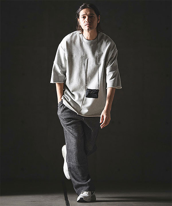 2026 春夏 1st 先行予約 2月中旬〜下旬入荷予定 GLIMCLAP グリムクラップ 3/4 Sleeve Sweat T-Shirt スウェット キャンセル不可 atftps_10